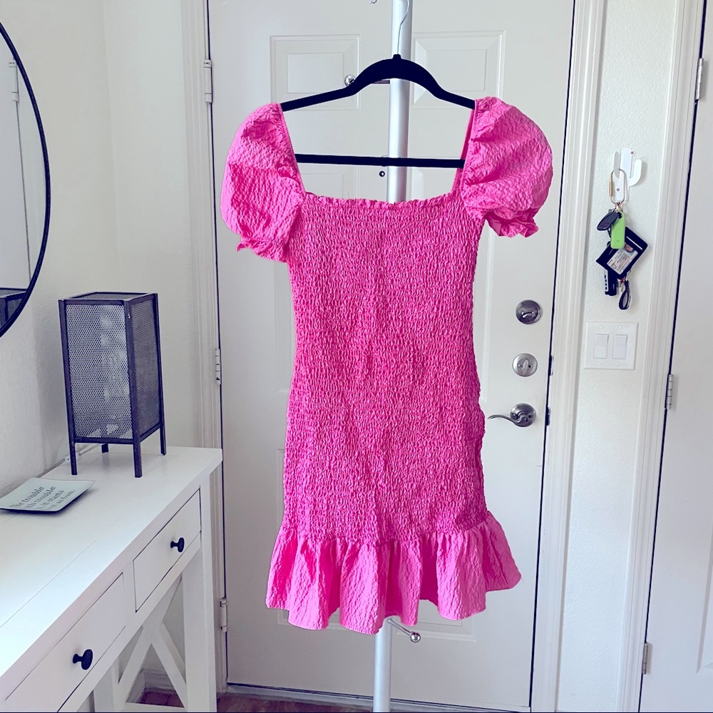 Zara Ruffled Mini Dress - Picture 3 of 5